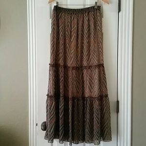 Multi Colored Maxi Skirt